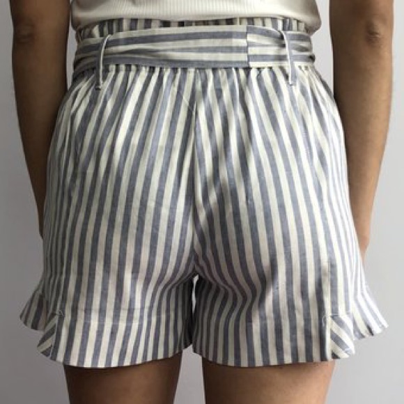 Melissa Nepton high waisted striped shorts XS - Picture 5 of 7